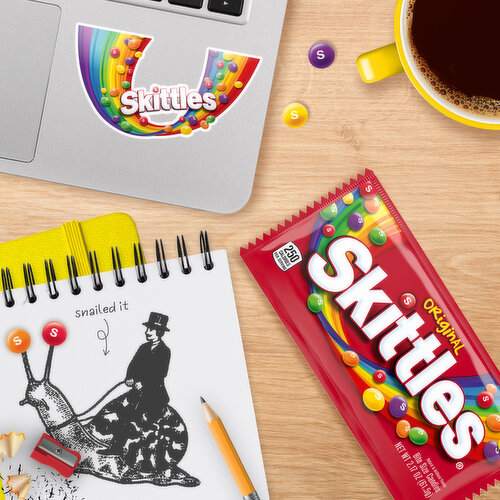 Skittles SKITTLES Original Chewy Candy, Full Size, 2.17 oz Bag