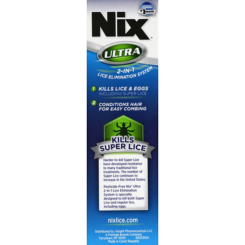 Trojan Nix Ultra 2-in-1 Lice & Eggs Solution - 3.4 oz tube