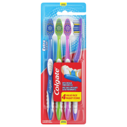 Colgate Extra Clean Adult Manual Full Head Toothbrush