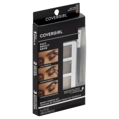 CoverGirl Brow Powder Kit, Soft Brown 710