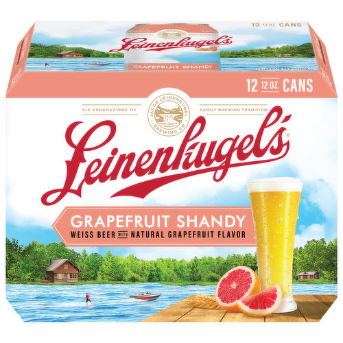 Leinenkugel's Beer, Weiss, Grapefruit Shandy