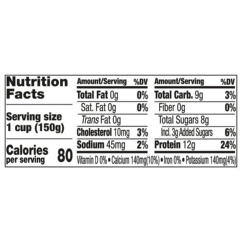 Dannon Light + Fit Yogurt, Fat Free, Key Lime, Greek