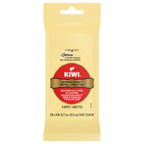 Kiwi Express Shine Wipes