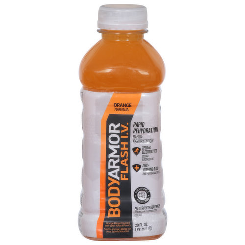 BodyArmor Flash I.V. Electrolyte Beverage, Orange