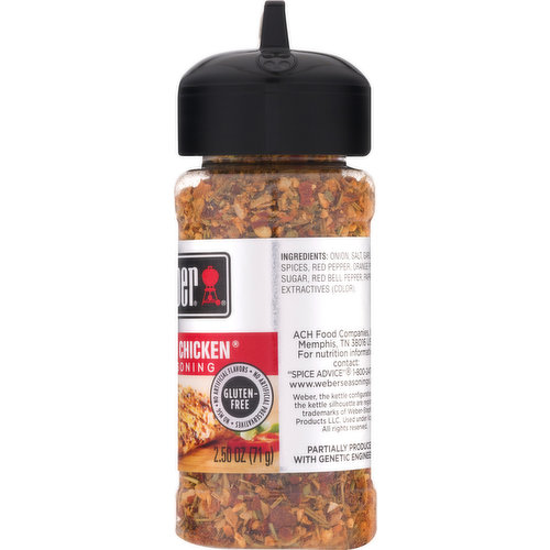 Weber Kick'n Chicken Seasoning, 2.50 oz