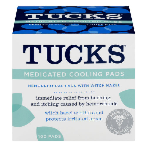 Tucks Tucks Medicated Cooling Pads With Witch Hazel