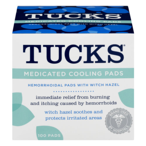 Tucks Medicated Hemorrhoidal Pads, Witch Hazel, Health & Personal Care