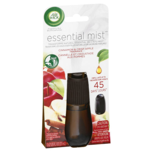 Air Wick Essential Mist, Cinnamon & Crisp Apple Fragrance