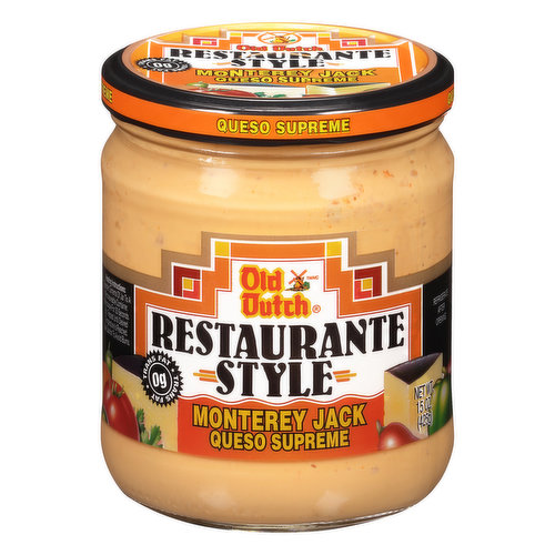 Old Dutch Restaurante Style Monterey Jack Queso Supreme