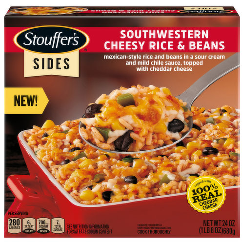 Stouffer's Sides Southwestern Cheesy Rice & Beans