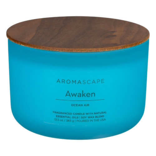 Aromascape Candle, Ocean Air, Awaken