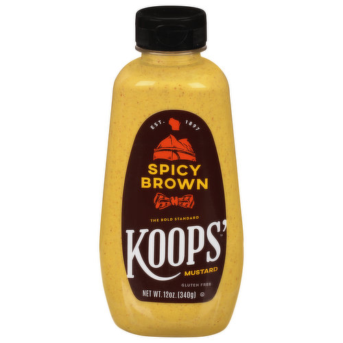 Koops' Mustard, Spicy Brown