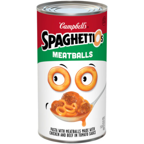 Campbell's® SpaghettiOs® Canned Pasta with Meatballs