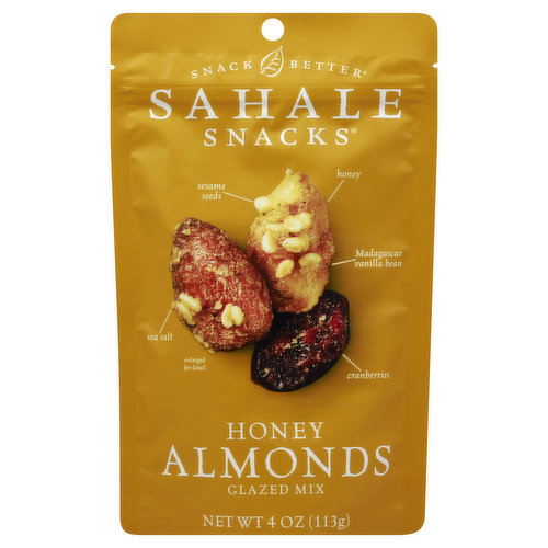 Sahale Snacks Glazed Mix, Honey Almonds