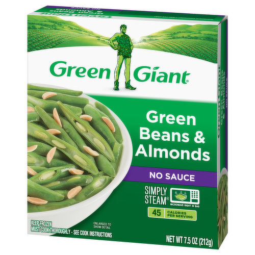 Great Value Steamable Fine Green Beans, Frozen, 12 oz