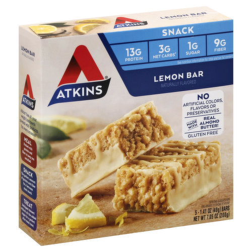 Atkins Lemon Bar