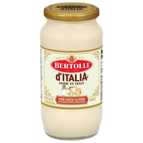 Bertolli D'Italia Sauce, Four Cheese Alfredo