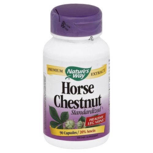 Nature's Way Horse Chestnut, Standardized, Capsules