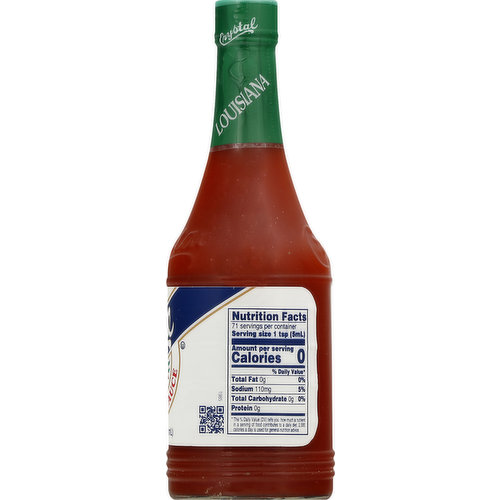 Crystal Louisiana's Pure Hot Sauce - 12 fl oz bottle