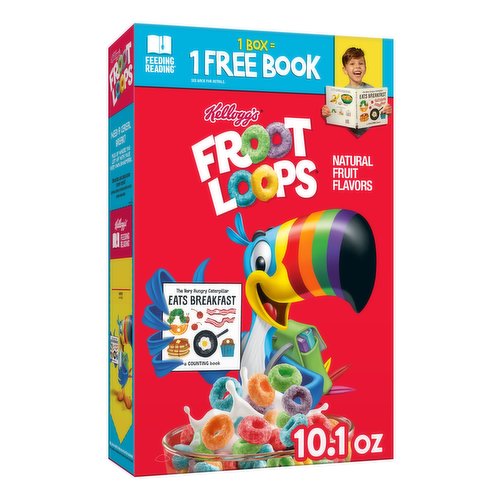 Kellogg's Froot Loops Original Breakfast Cereal, 10.1 oz Box