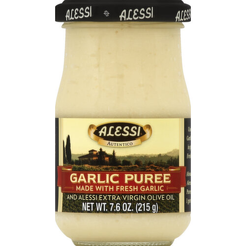 Made with fresh garlic and Alessi extra virgin olive oil. www.alessifoods.com.
