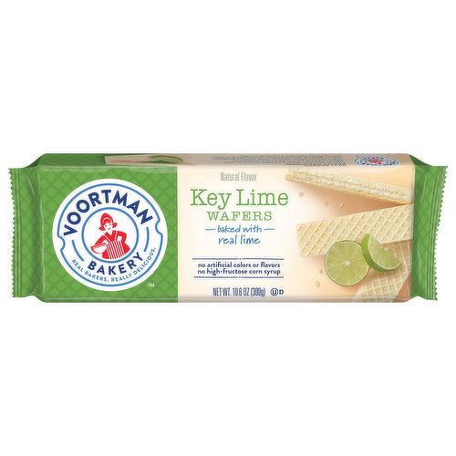 Voortman Bakery Wafers, Key Lime