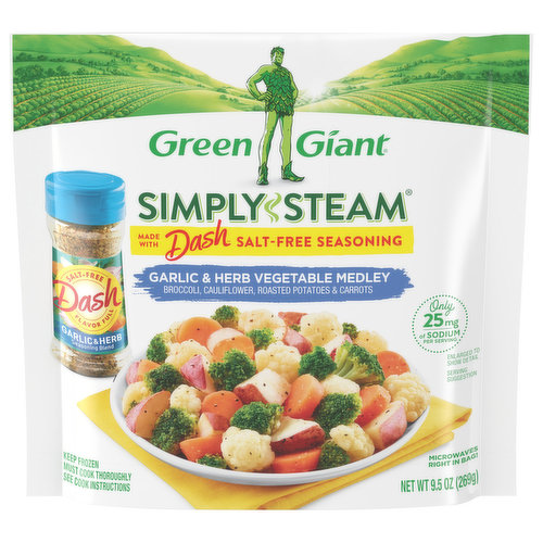 Green Giant Simply Steam Vegetable Medley, Garlic & Herb