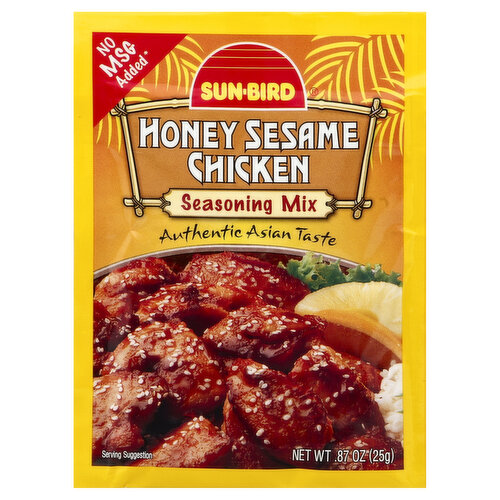 Sun-Bird Seasoning Mix, Honey Sesame Chicken