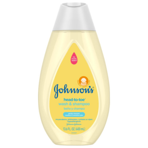 Johnson's Head-to-Toe Wash & Shampoo, Newborn
