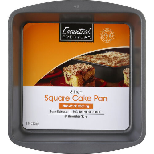 Square Cake Pan, 8 Inch Nonstick Cake Pan