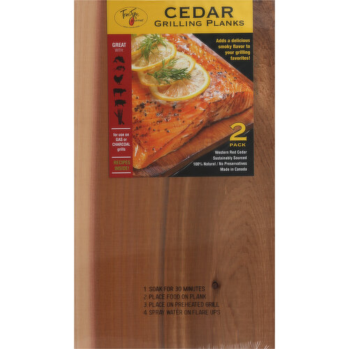 TrueFire Gourmet Grilling Planks, Cedar