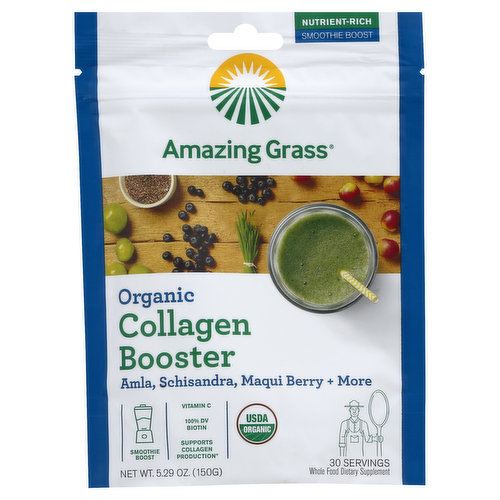 Amazing Grass Collagen Booster, Organic