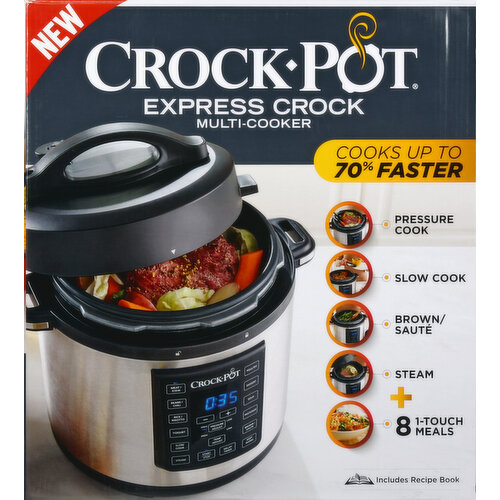 Crock-pot Express Crock Slow Cooker, 8 quart, Red 