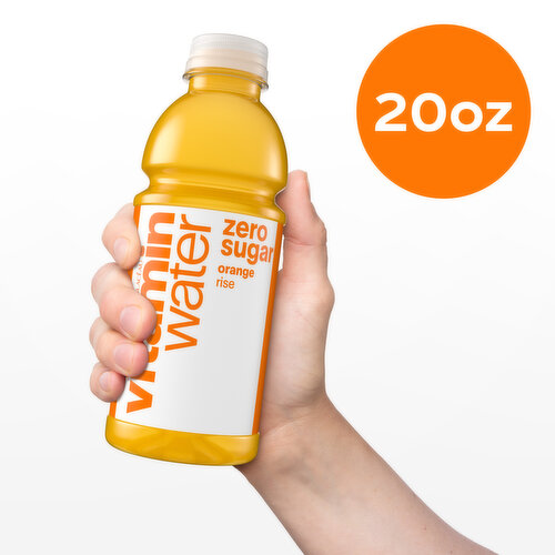 vitaminwater  Sugar Rise Orange Nutrient Enhanced Flavored Water Beverage