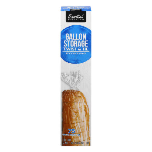 Save on Guaranteed Value Twist-Tie Gallon Food & Bread Storage