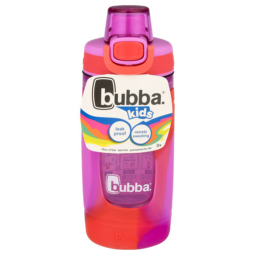 bubba Flo Kids Water Bottle with Silicone Sleeve, 16 oz., Mixed Berry &  Watermelon