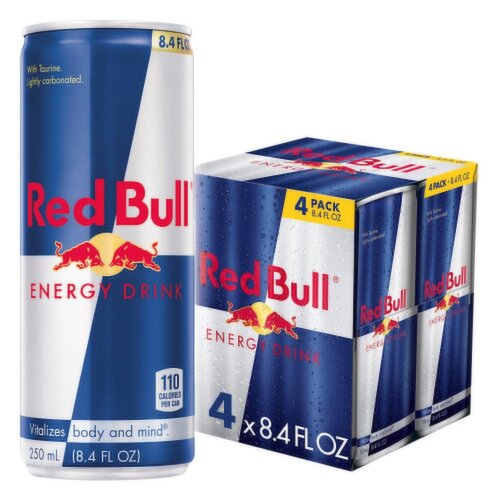 Red Bull Energy Drink Energy Drink, 4 Pack