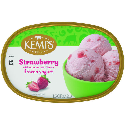 Kemps Strawberry Frozen Yogurt