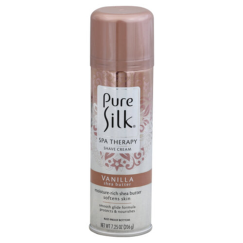 Pure Silk Shave Cream, Vanilla Shea Butter