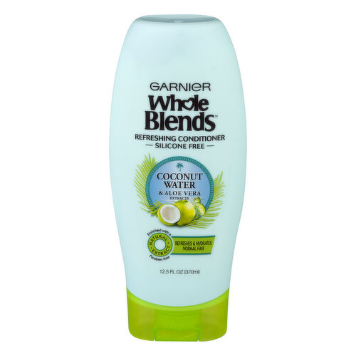 Garnier Whole Blends Conditioner, Refreshing, Coconut Water & Aloe Vera