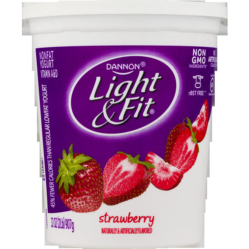 Dannon Light And Fit Greek Yogurt Strawberry Cheesecake Nutrition Facts ...