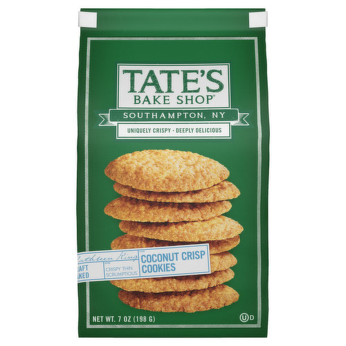 Tate's Bake Shop Coconut Crisp Cookies