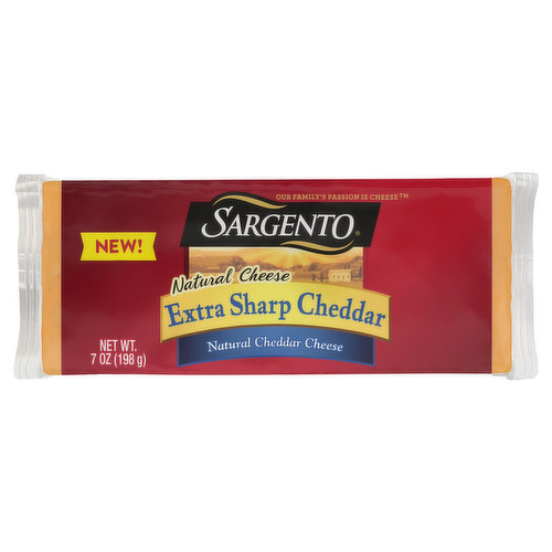 Sargento Cheese, Extra Sharp Cheddar