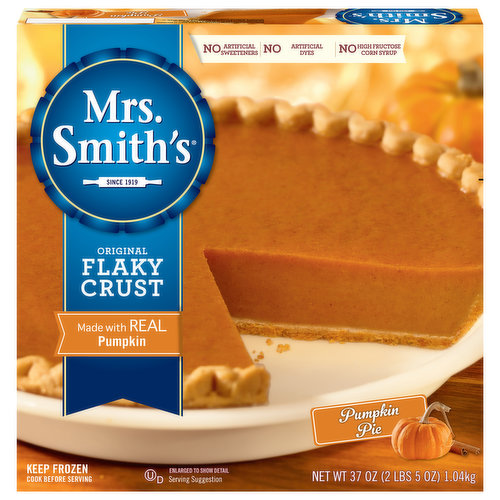 Mrs. Smith's Pumpkin Pie, Original, Flaky Crust