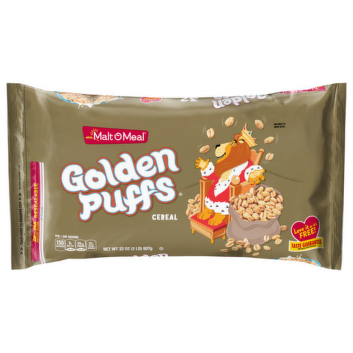 Malt O Meal Cereal, Golden Puffs, Super Size