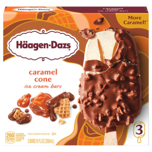 Haagen-Dazs Ice Cream Bars, Caramel Cone