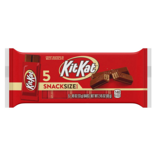 Kit Kat Crisp Wafers, in Milk Chocolate, Snack Size