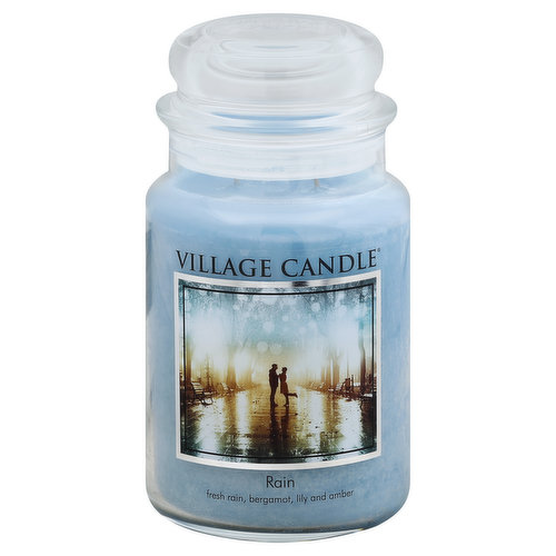 Village Candle Candle, Rain, Premium Jar