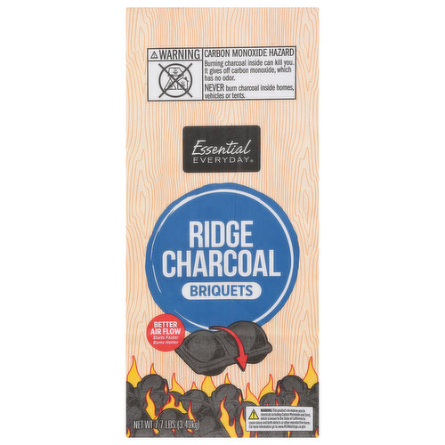 Essential Everyday Charcoal, Ridge, Briquets