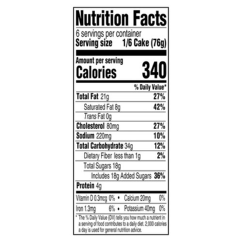 Sara Lee Pound Cake, Classic, Family Size